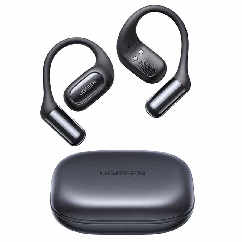 Ugreen kõrvaklapid Bluetooth headphones FITBUDS WS213 must