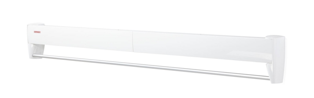 Leifheit pesukuivausrest 83100 Laundry Drying Rack/Line, Wall-Mounted, valge