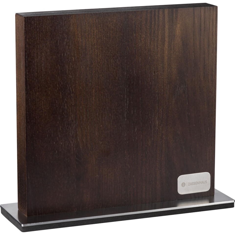 Zassenhaus nugade hoidik Magnet Knive Block Ash Wood, tumepruun