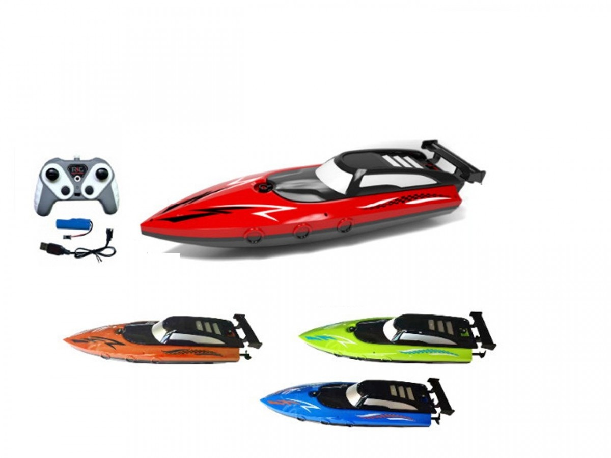 Madej R/C Motorboat mix 4 colors USB charger