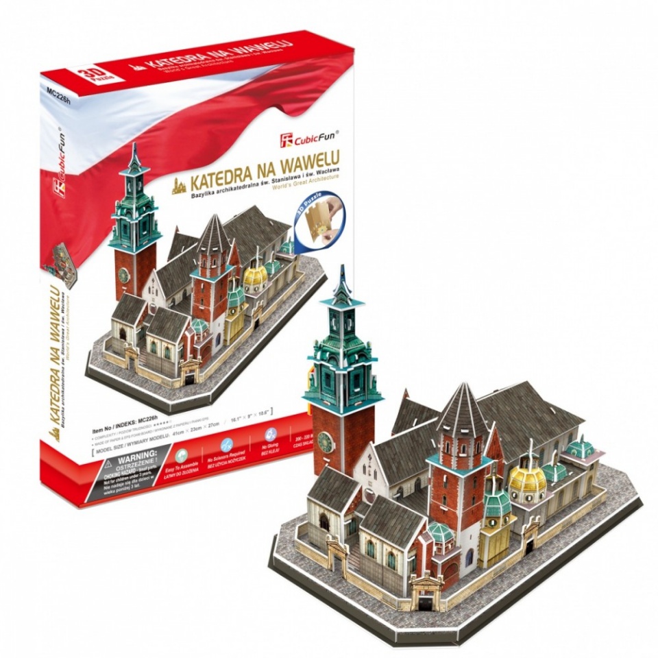 Cubic Fun pusle 3D Wawel Cathedral 101-osaline