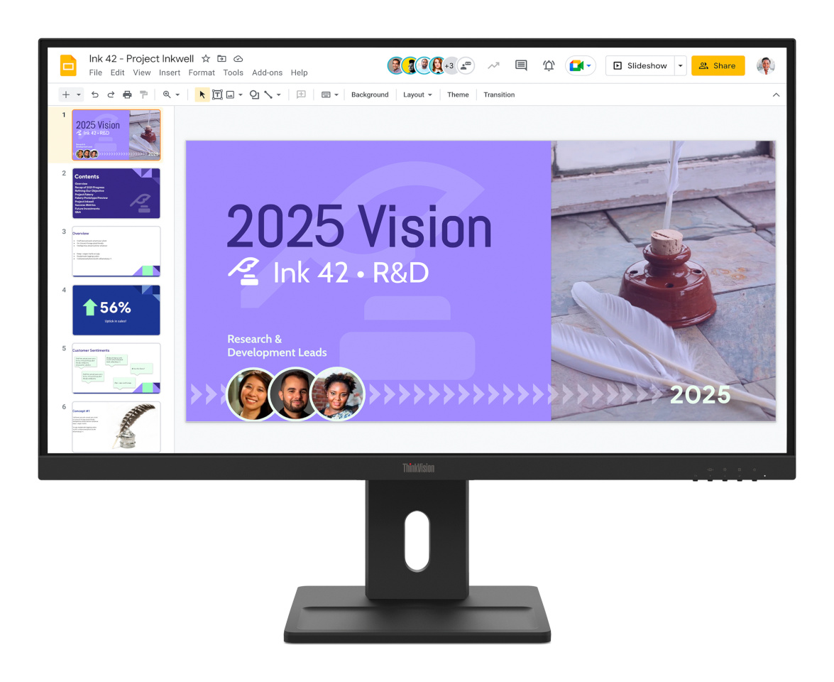 Lenovo monitor ThinkVision E27Q-40 Business Monitor - QHD, 100Hz ENERGY Star Certified, TCO 10, TCO Edge 2.1, EPEAT™ Gold
