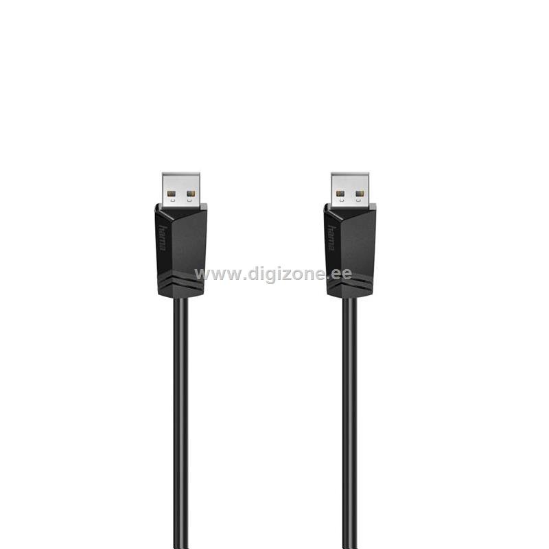 Hama kaabel USB-A Cable, 1,5m, must