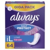 Always Daily Protect Long Värske lõhnaga Pesukaitsmed, 64 tk