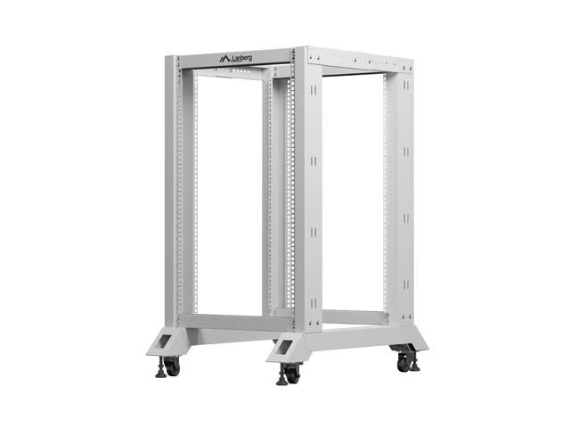 Lanberg Open rack stand 19 inches 18U 600x800 hall