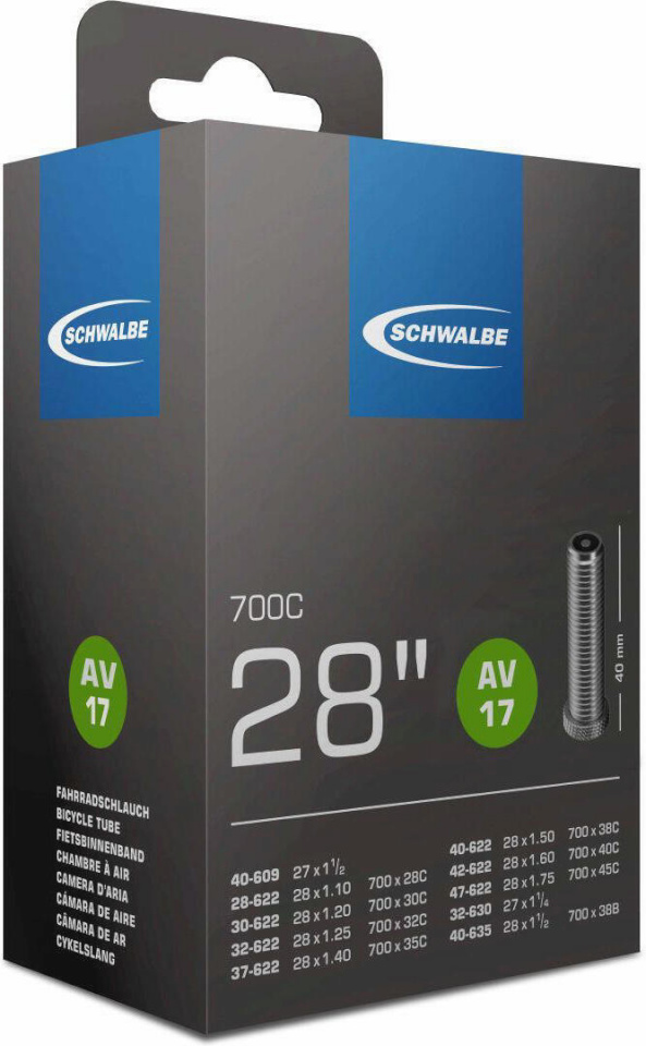 Schwalbe jalgratta sisekumm AV17 28"