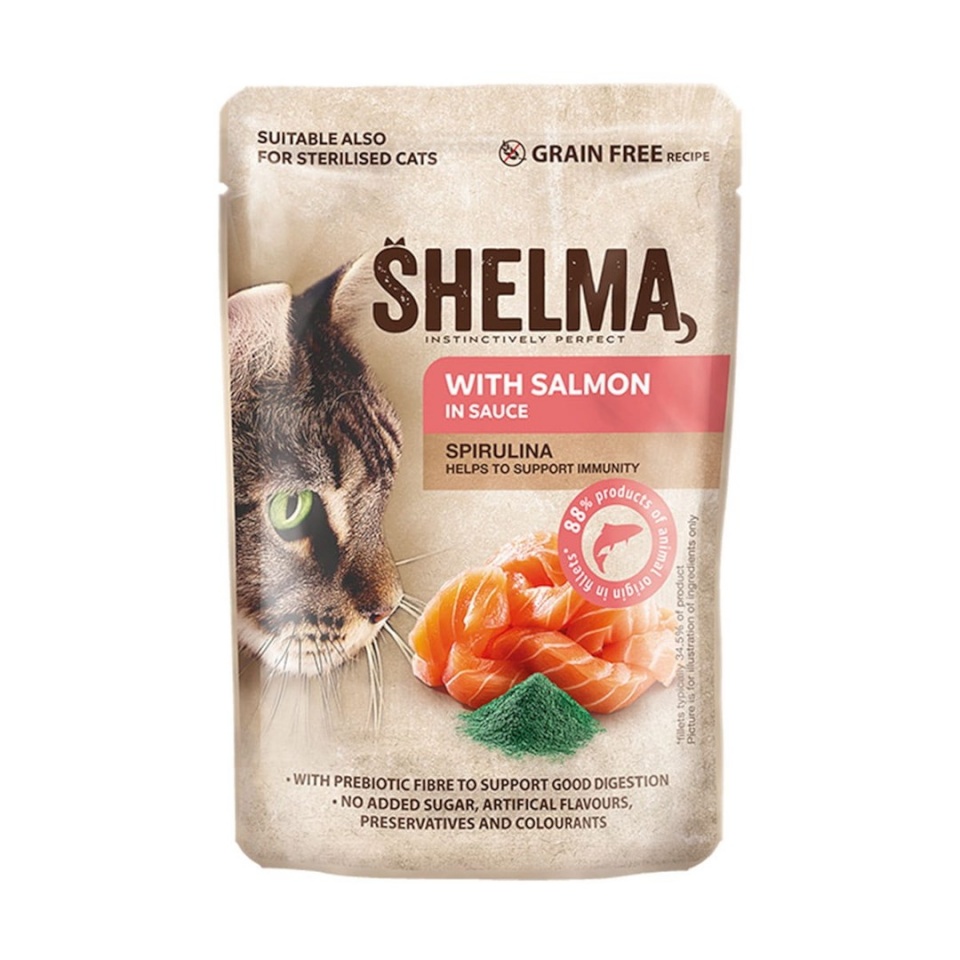 Shelma kassitoit with Salmon in Sauce, 85g