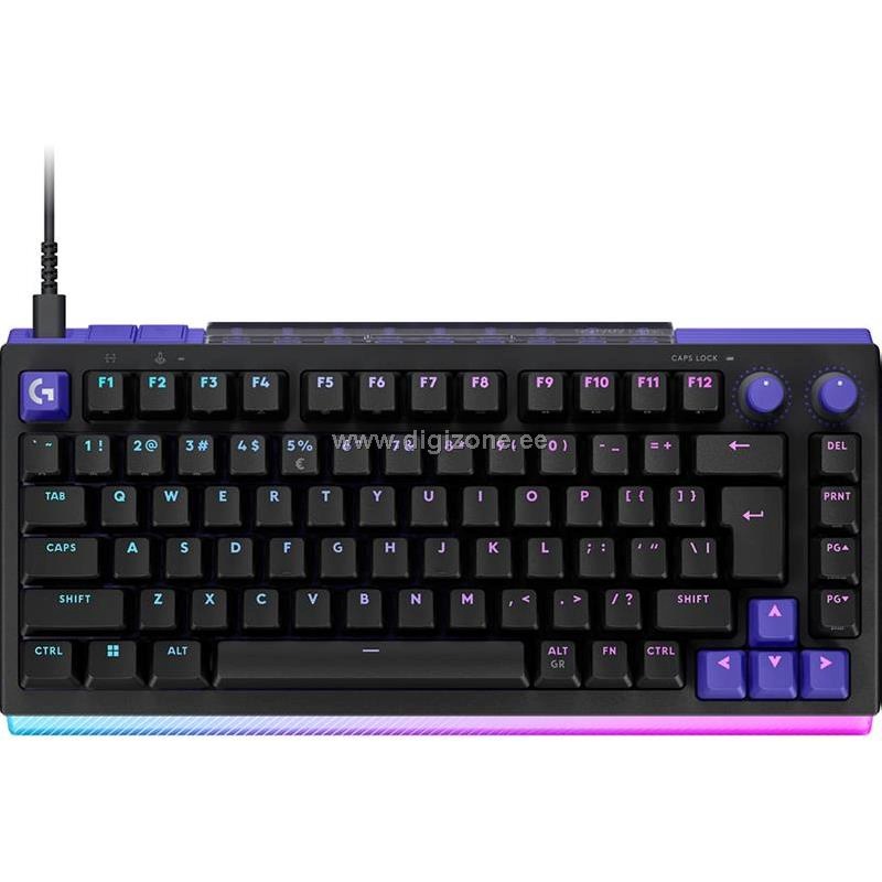 Logitech klaviatuur G512 X 75, Tactile, US, must 