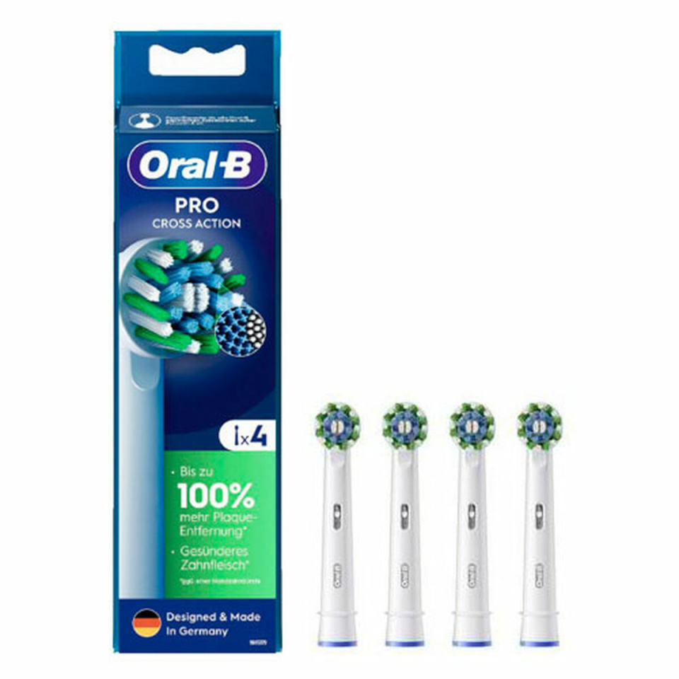 Braun lisaharjad Oral-B Pro Cross Action, 4tk, valge 