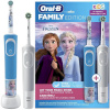 Braun elektriline hambahari Oral-B D100 Kids Frozen + Vitality Pro D103, sinine/valge