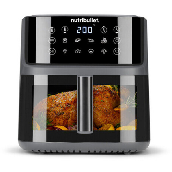 Nutribullet kuumaõhufritüür Crisplite Vision Air Fryer, must/hõbedane