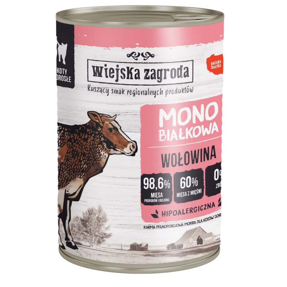 Country Farm kassitoit Monobiałkowa for Cat Beef, 400g