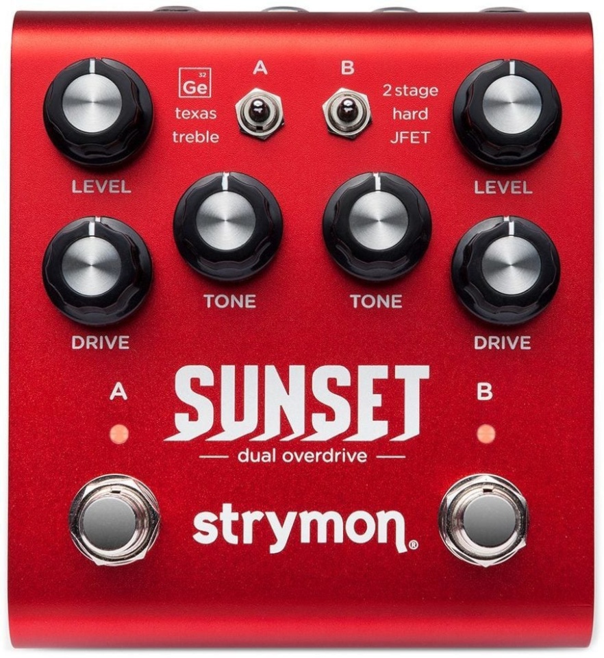 Strymoni kitarripedaal Sunset distortion pedaal