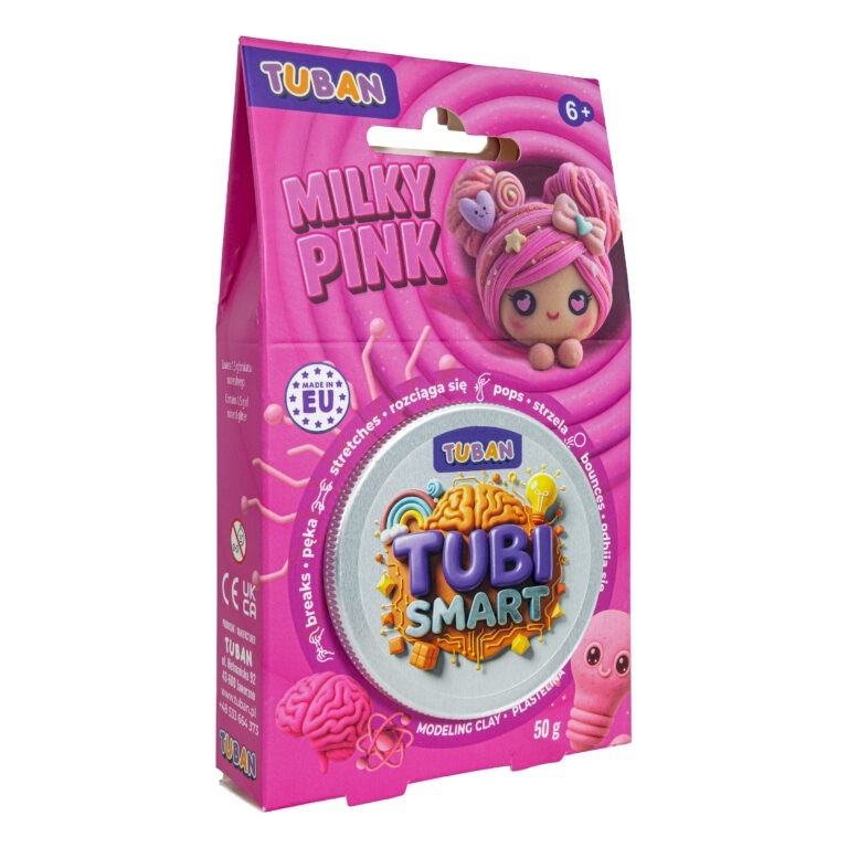 TUBAN Tubi Smart Playdough - Milky roosa 50g
