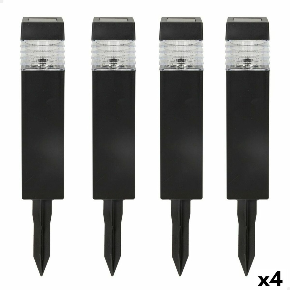 Aktive Päikeseenergia aiavalgustite komplekt 4 Tükid, osad Plastmass 6x39,5x6cm (4tk)