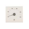 Rento sauna termomeeter, 15 x 14 x 3cm, valge