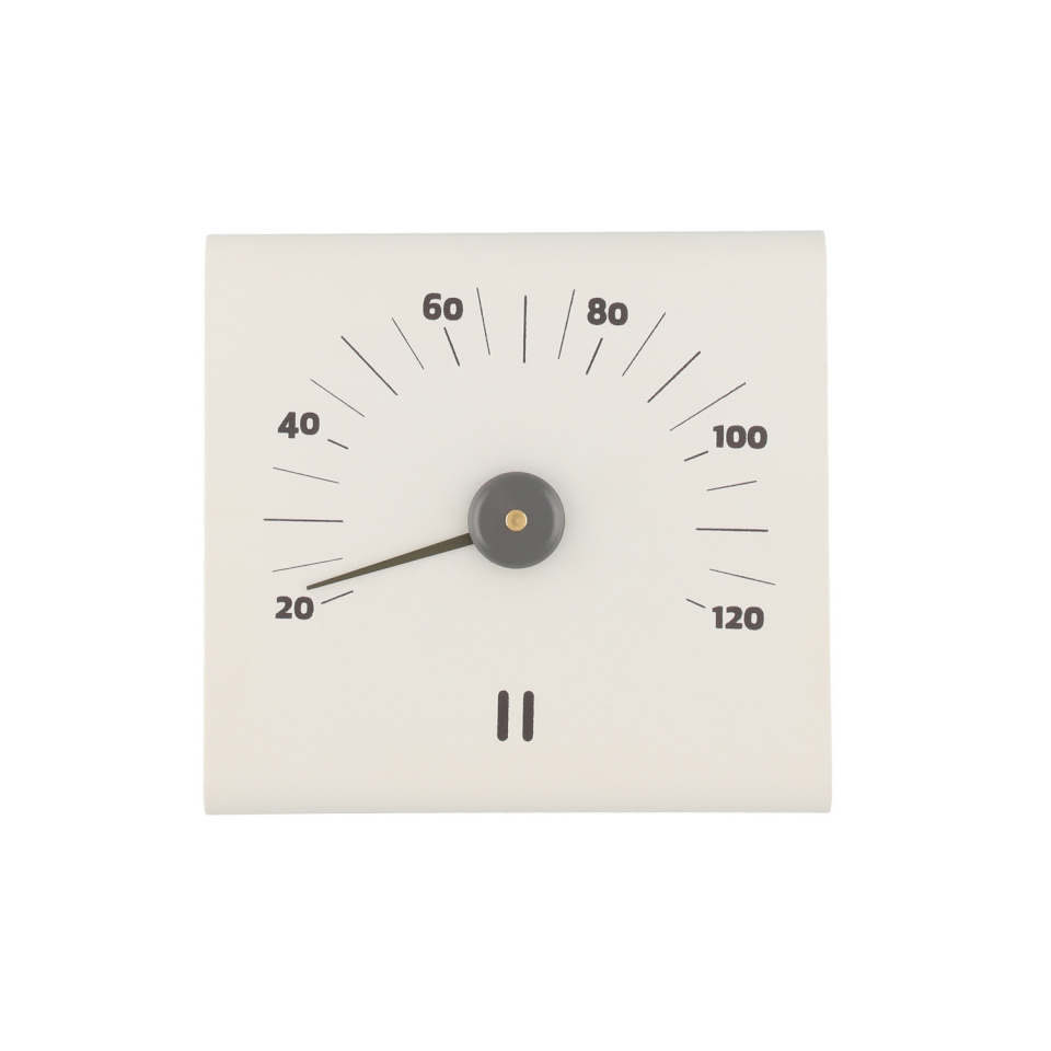 Rento sauna termomeeter, 15 x 14 x 3cm, valge