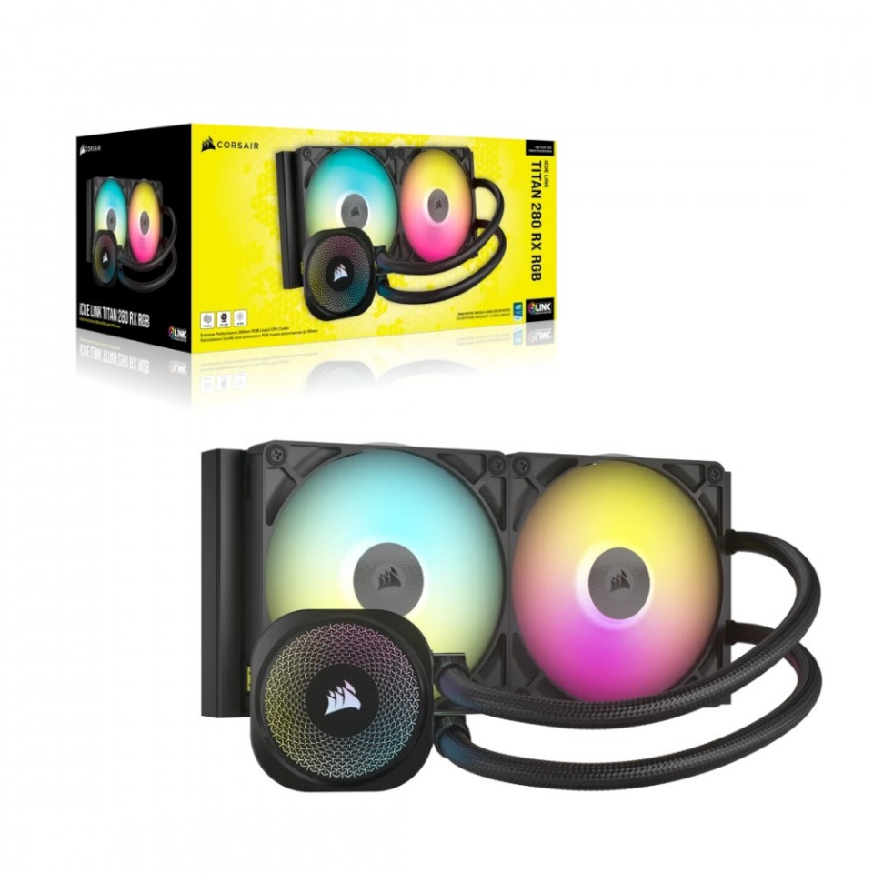 Corsair jahutus Cooling iCUE LINK TITAN 280 RX RGB AIO 280mm