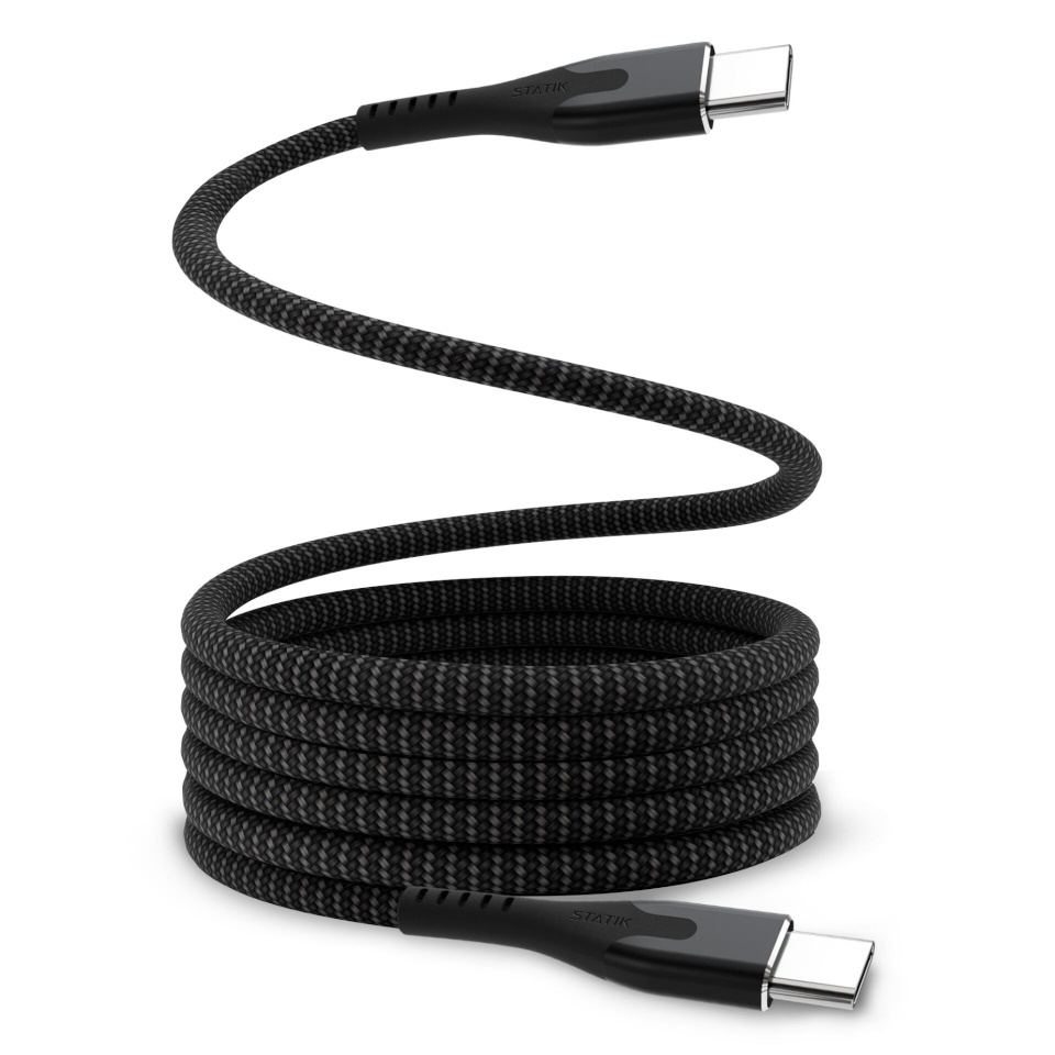 STATIK laadimiskaabel MagStack Pro tangle-free Magnetic USB-C cable 2m