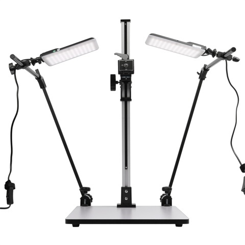 StudioKing tootepildistuslaud Copy Stand CS-105 with LED Lights