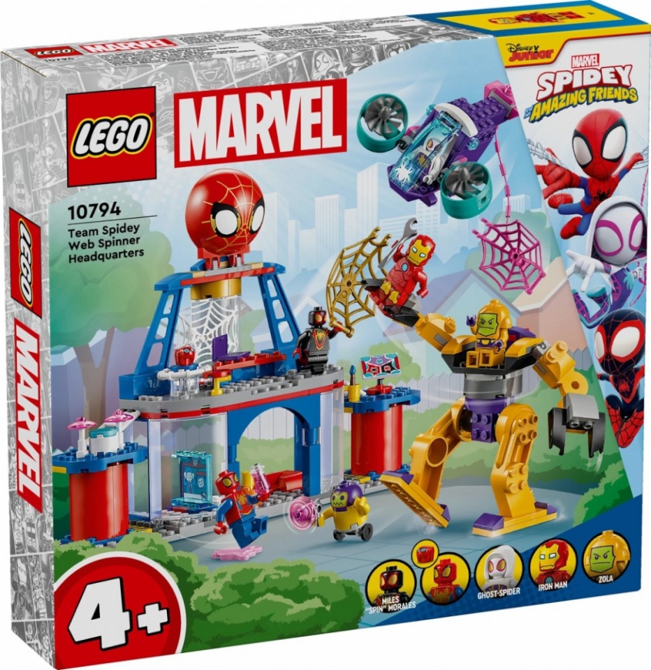 LEGO klotsid 10794 Marvel Spidey und seine Super-Freunde Das Hauptquartier von Spideys Team