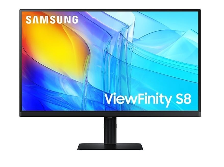 Samsung monitor 27 inch ViewFinity S80D IPS 3840x2160 UHD 16:9 1xHDMI 1xDP 3xUSB 3.0 5ms PinP/PbyP 60Hz HAS+PIVOT płaski 3YOn-Site