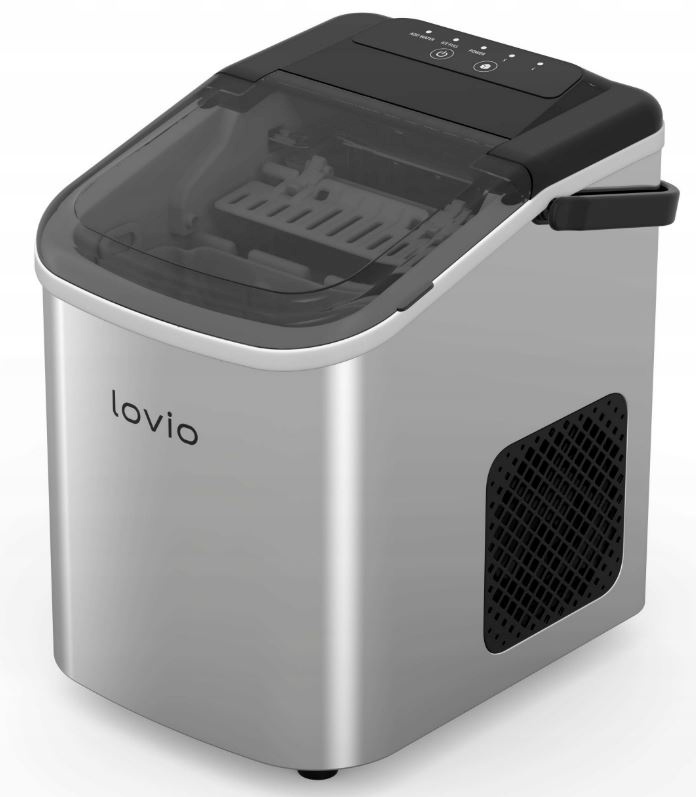 Lovio jäävalmistaja LVIM001SL Ice Cube Maker, roostevaba teras