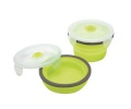 Jata toidukarp 903 Collapsible Silicone Food Carrier, 540ml, roheline