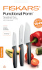Fiskarsi Functional Form nugatikomplekt, puuvilja- ja juurviljaželee, 3-osaline