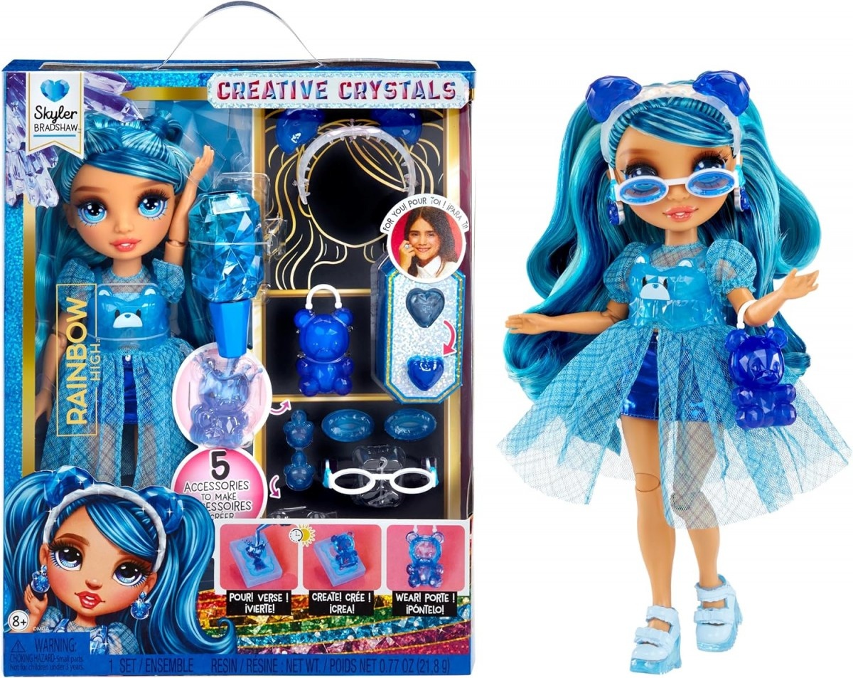 Mga mängunukk Doll Rainbow High Creative Crystals Skyler