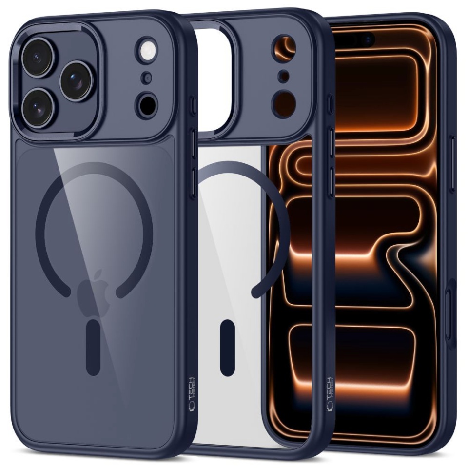 Tech-Protect MAGMAT MagSafe iPhone 17 Pro DEEP BLUE/CLEAR