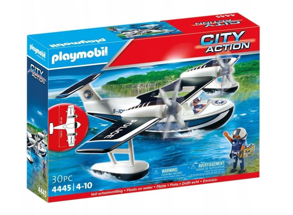 Playmobil klotsid 4445 City Action 4445 Police Seaplane