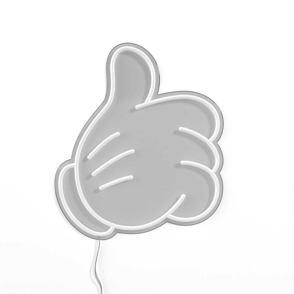 Yellowpop LED paneel Disney Glove Thumb Up Small LED Light, valge