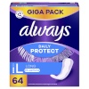 Always Daily Protect Long Pesukaitsmed, 0% Lõhnaaineid, 64 tk