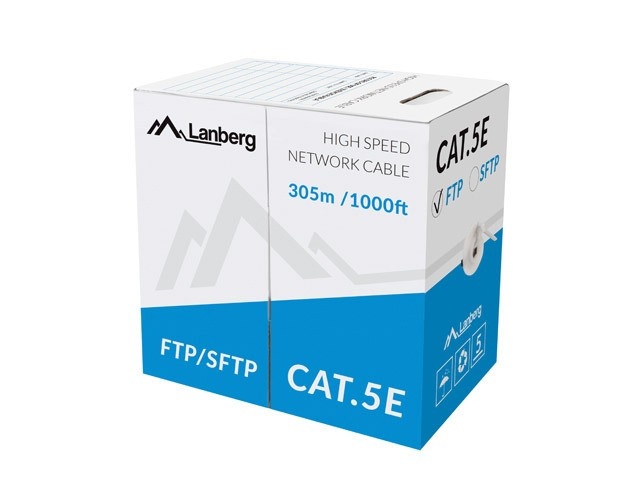 Lanberg võrgukaabel Cable FTP Cat.5E CU 305 m wire hall