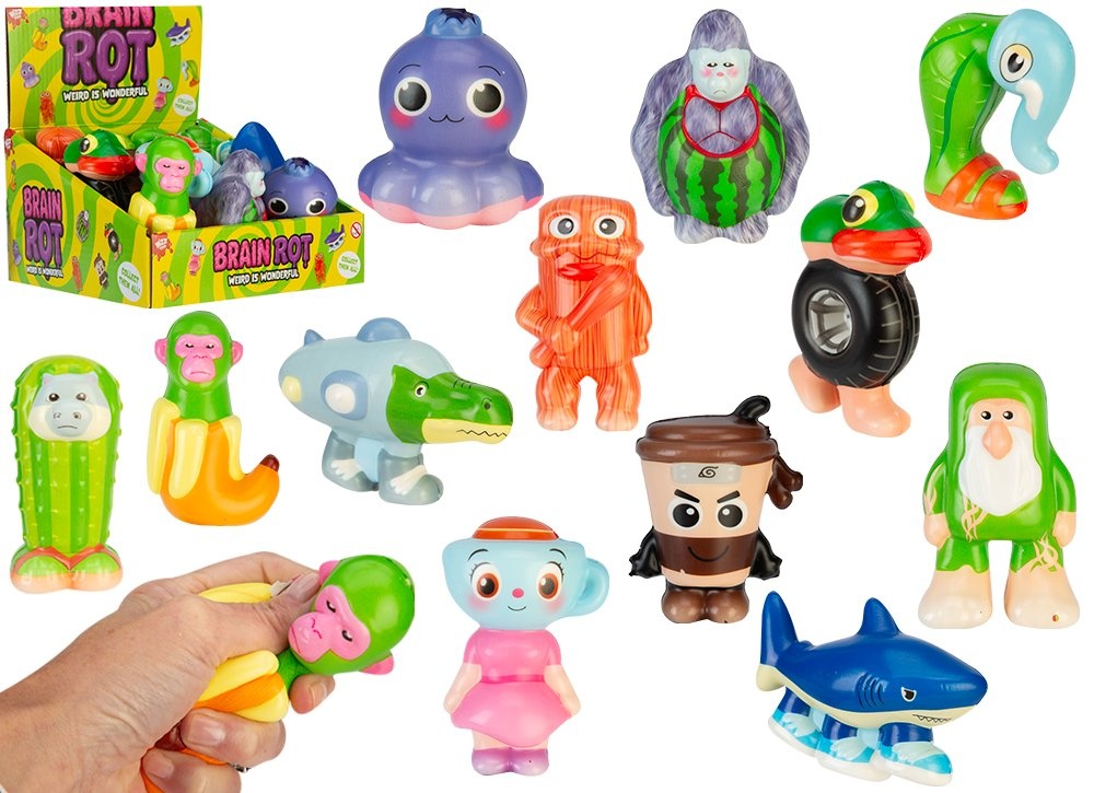 BRAINROT antistress mänguasi, 10 cm, assortii, 543672
