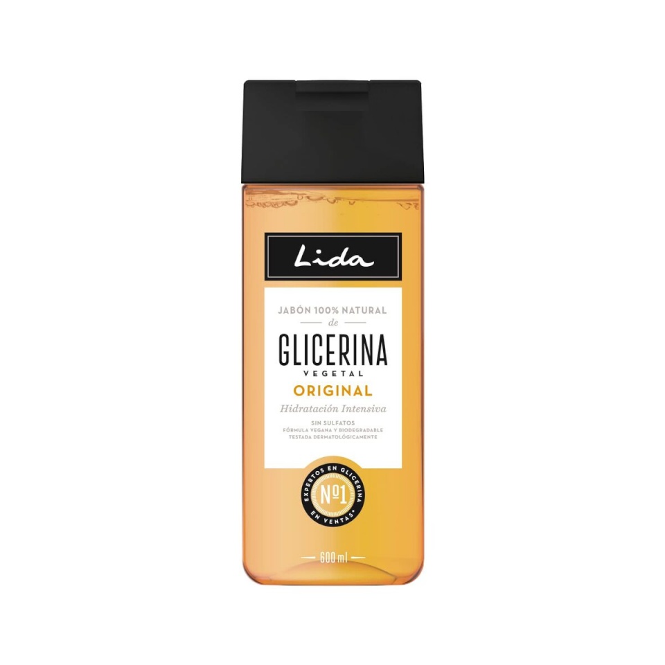 Lida Glütseriiniseep naturaalne Vedelik (600ml)