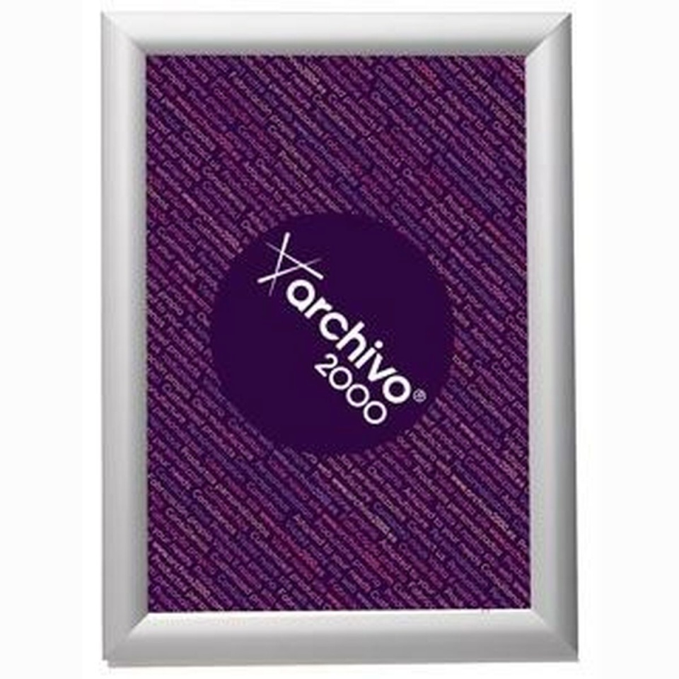 Archivo 2000 Letivitriin Raamiga Hõbedane Din A3