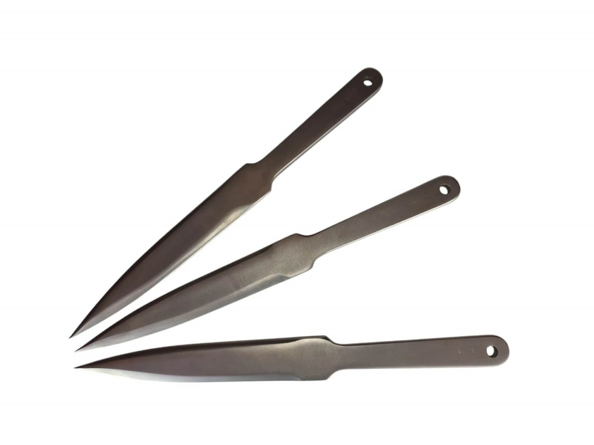 KAL22 Sports throwing knives LIDER 3pcs hõbedane