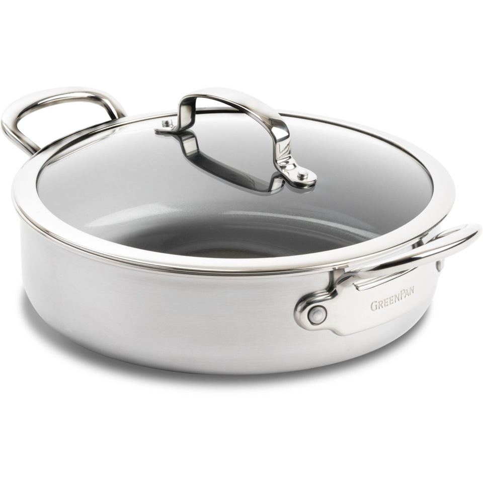GreenPan kastrul Premiere Casserole, 26cm, roostevaba teras 