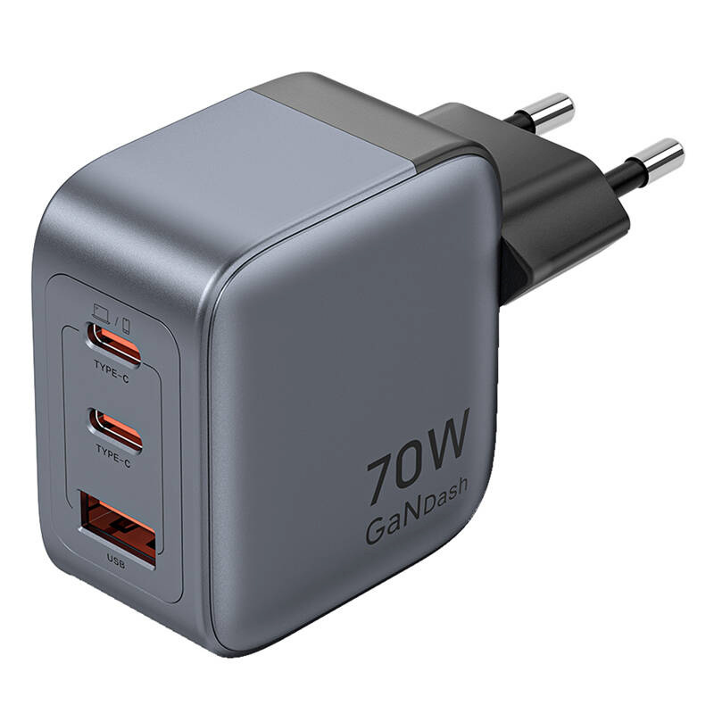 Vention GaN USB-C+C+A 70W Charger (hall)