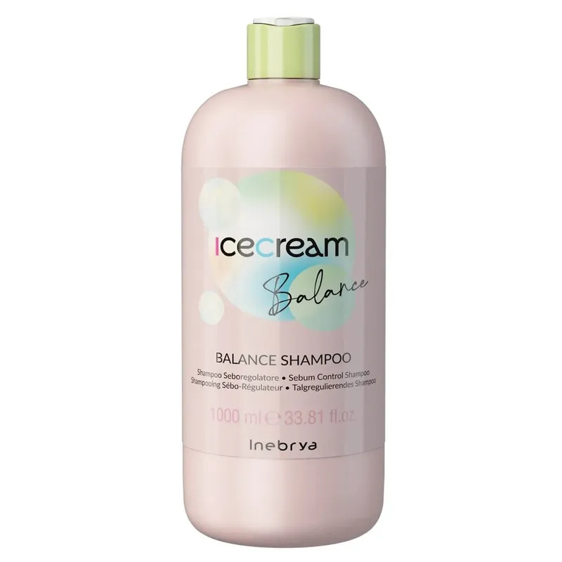 Inebrya šampoon Ice Cream Balance Shampoo 1000ml, unisex