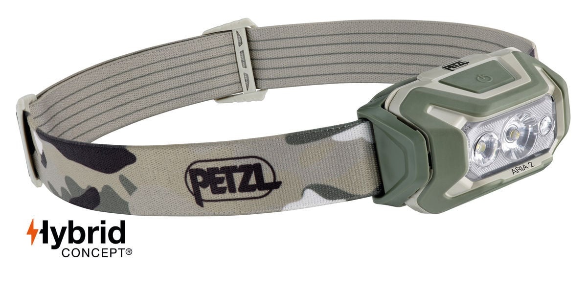 Petzl pealamp ARIA 2R RGB Headlamp, 625lm, beež