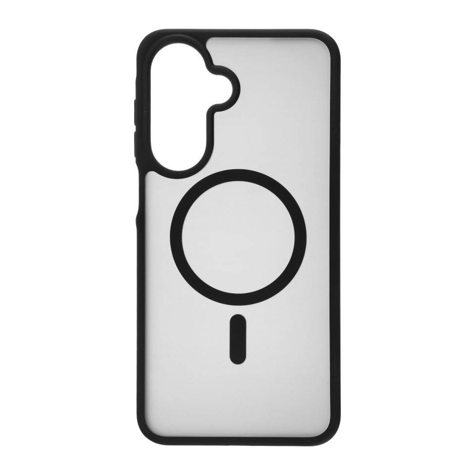 FoneKit MagSafe'iga ühilduv kaitseümbris Soft Touch, Samsung Galaxy A27, must/hall