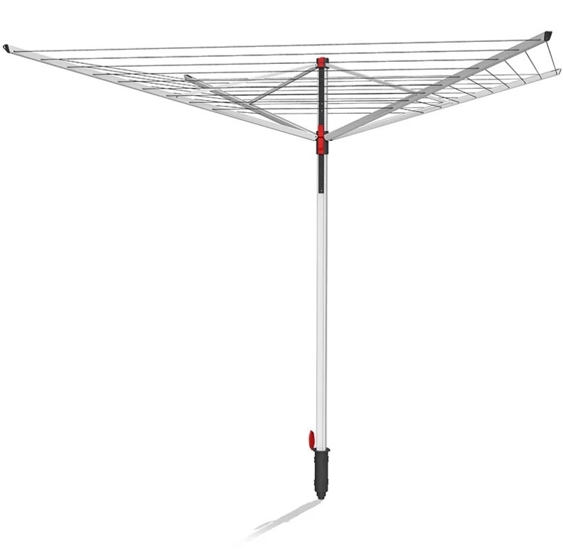 Vileda pesukuivausrest Sun Lift 50 Rotary Clothes Dryer, must/valge