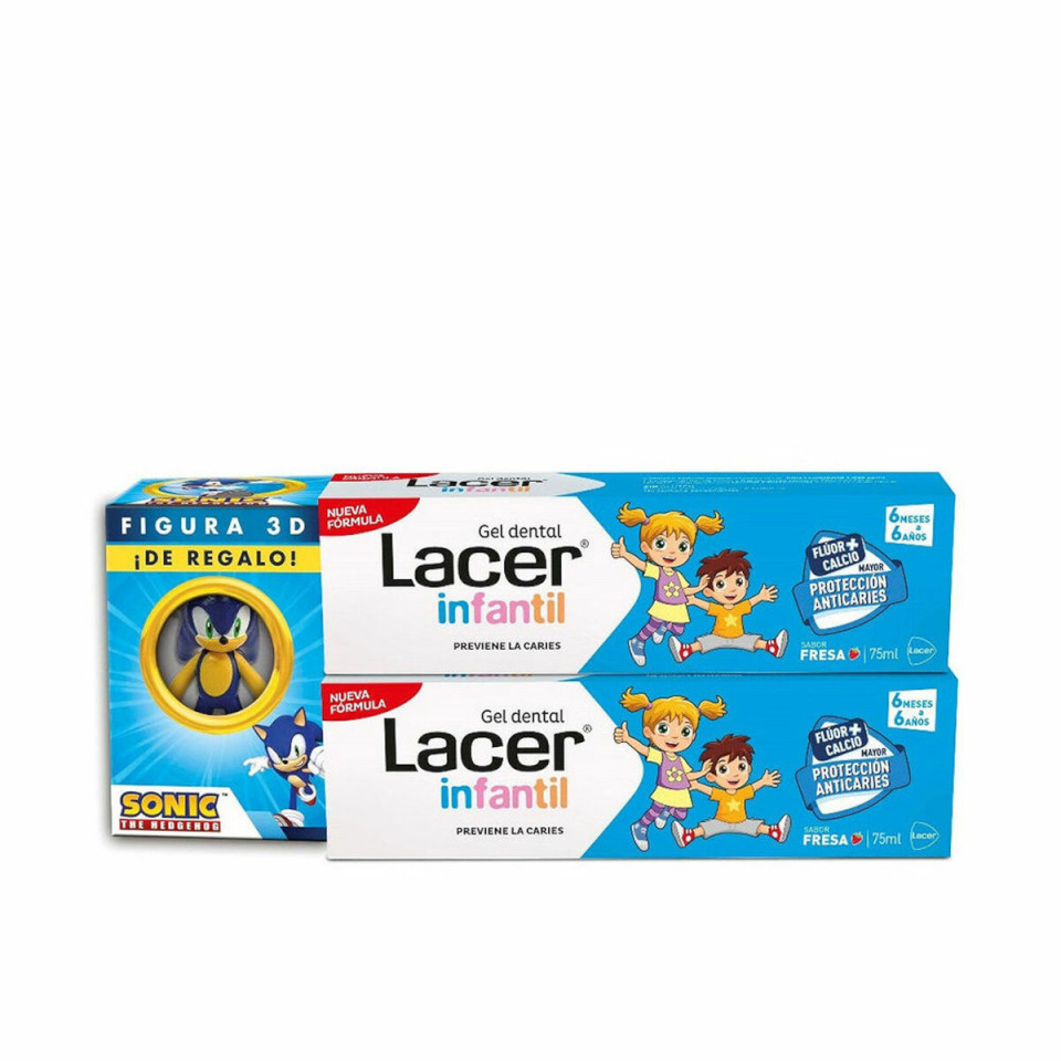 Lacer hambapasta Infantil 75ml Maasikas 2tk