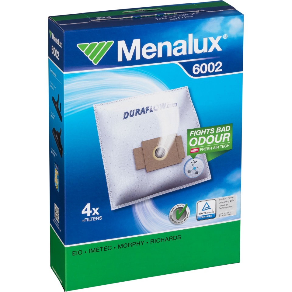 Menalux tolmukotid 6002, 4tk