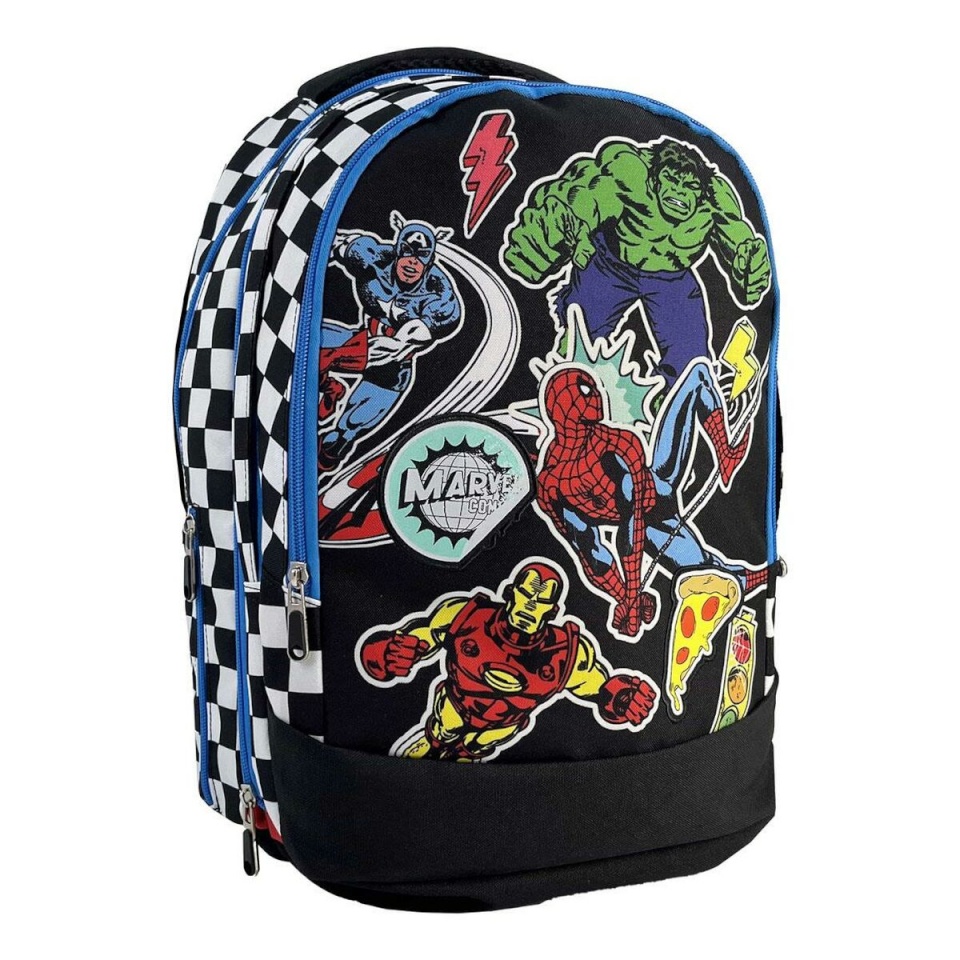 Marvel seljakott must 31x14x41cm