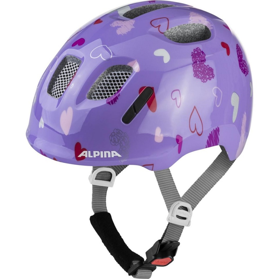 Alpina kiiver XIMO 2 lilla HEARTS GLOSS Bike , Size 49-54