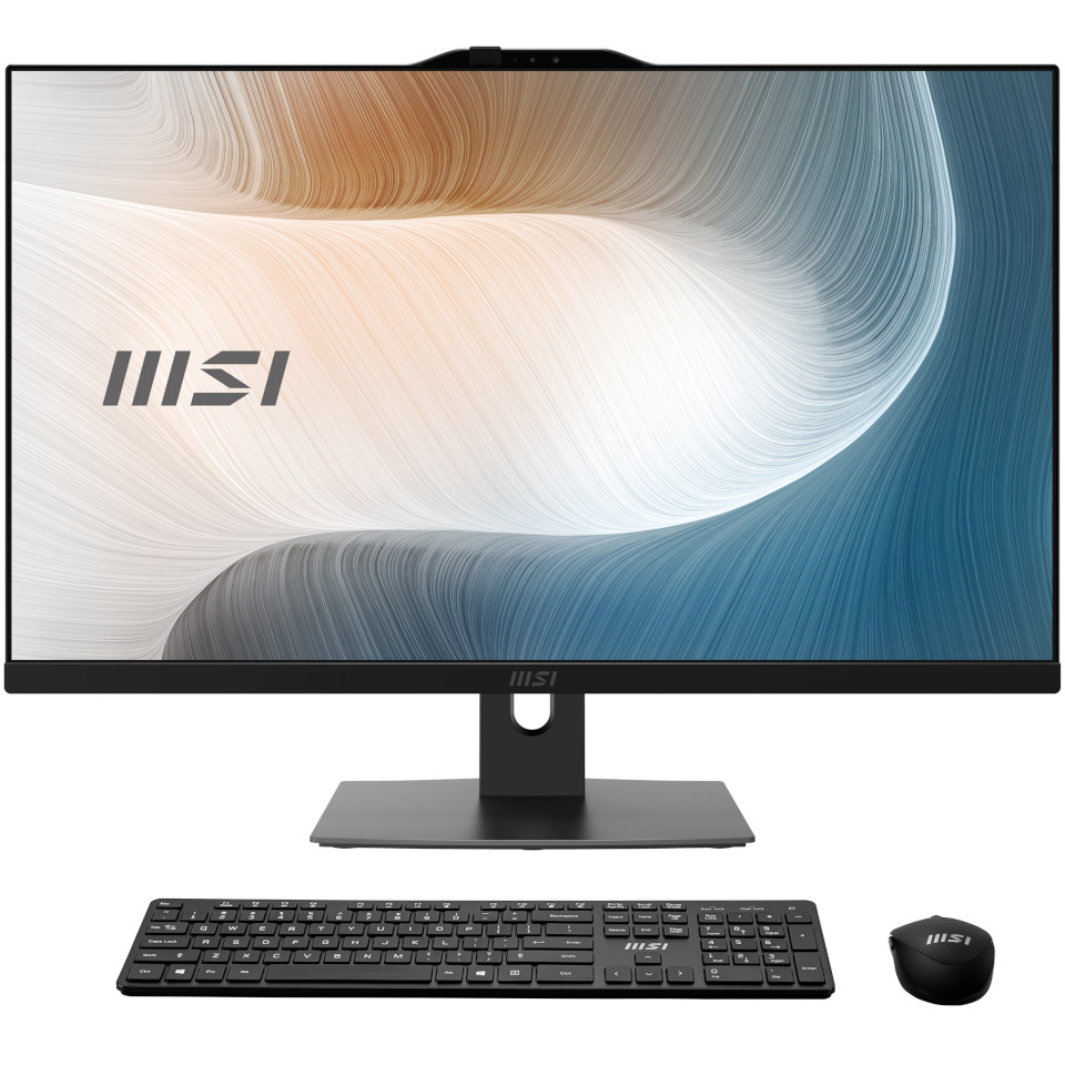MSI lauaarvuti AIO Modern AM272P 1M-1293XEU Core5-120U 27" IPS LED FullHD Non-Touch Anti-Glare 16GB SSD512GB M.2 AX211 WiFi 6E noOS must